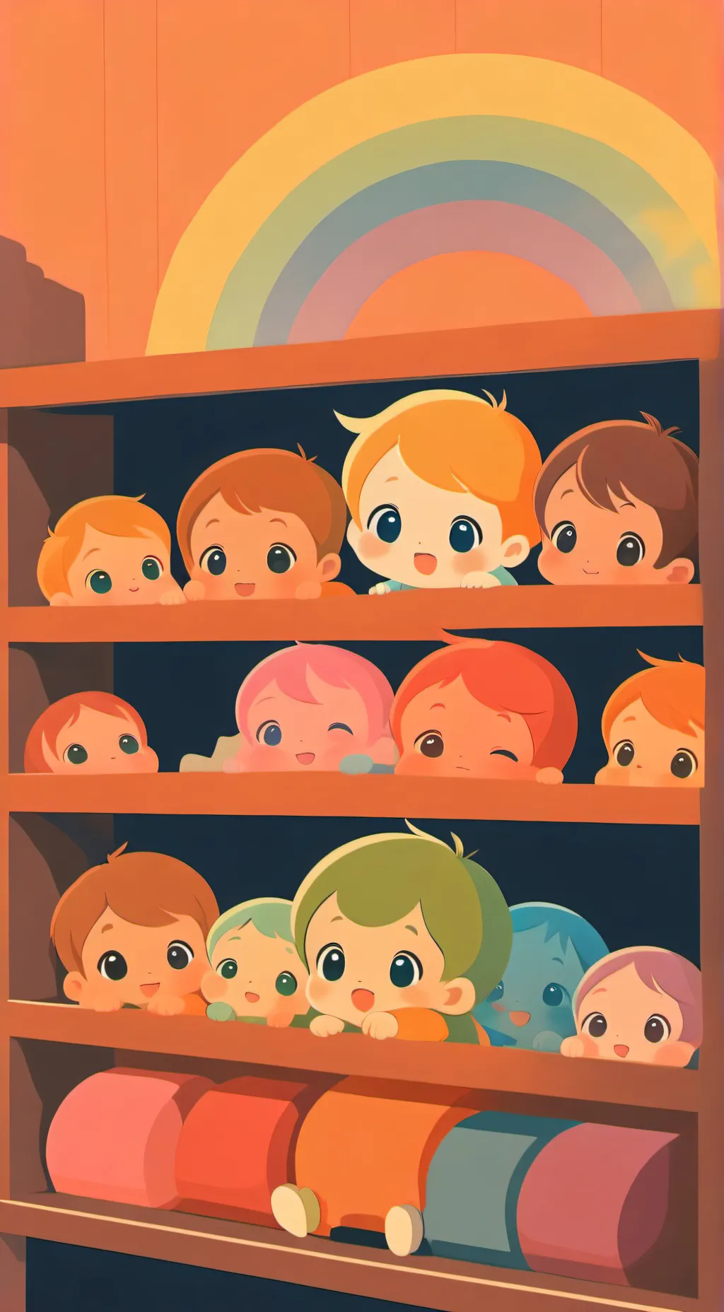 ai character: tickle babies background