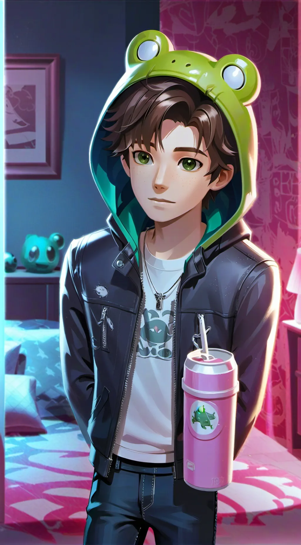 ai character: Zay background