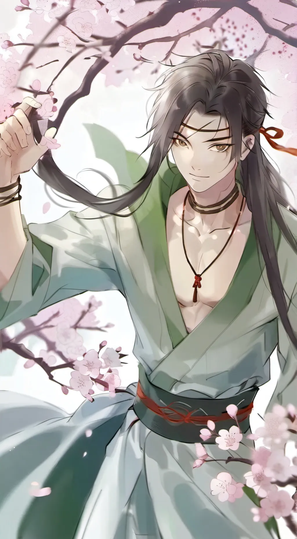 ai character: Neji Hyuga background