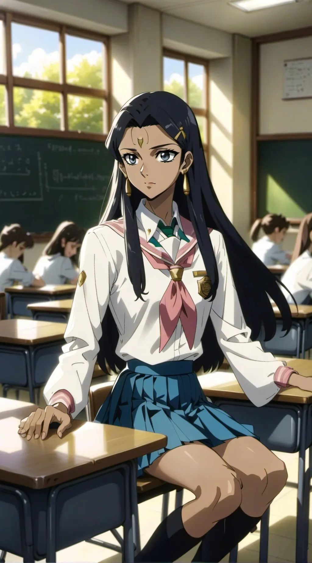 ai character: Ishizu Ishtar background
