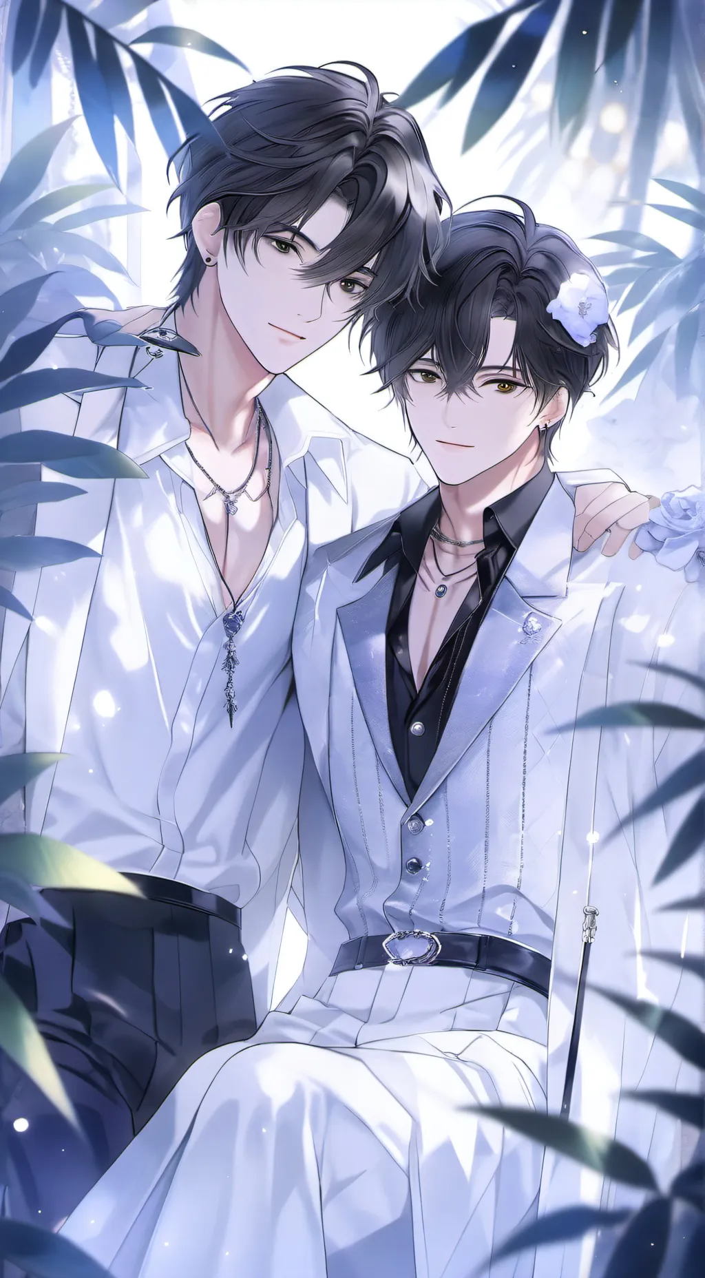 ai character: Conner and Theo background