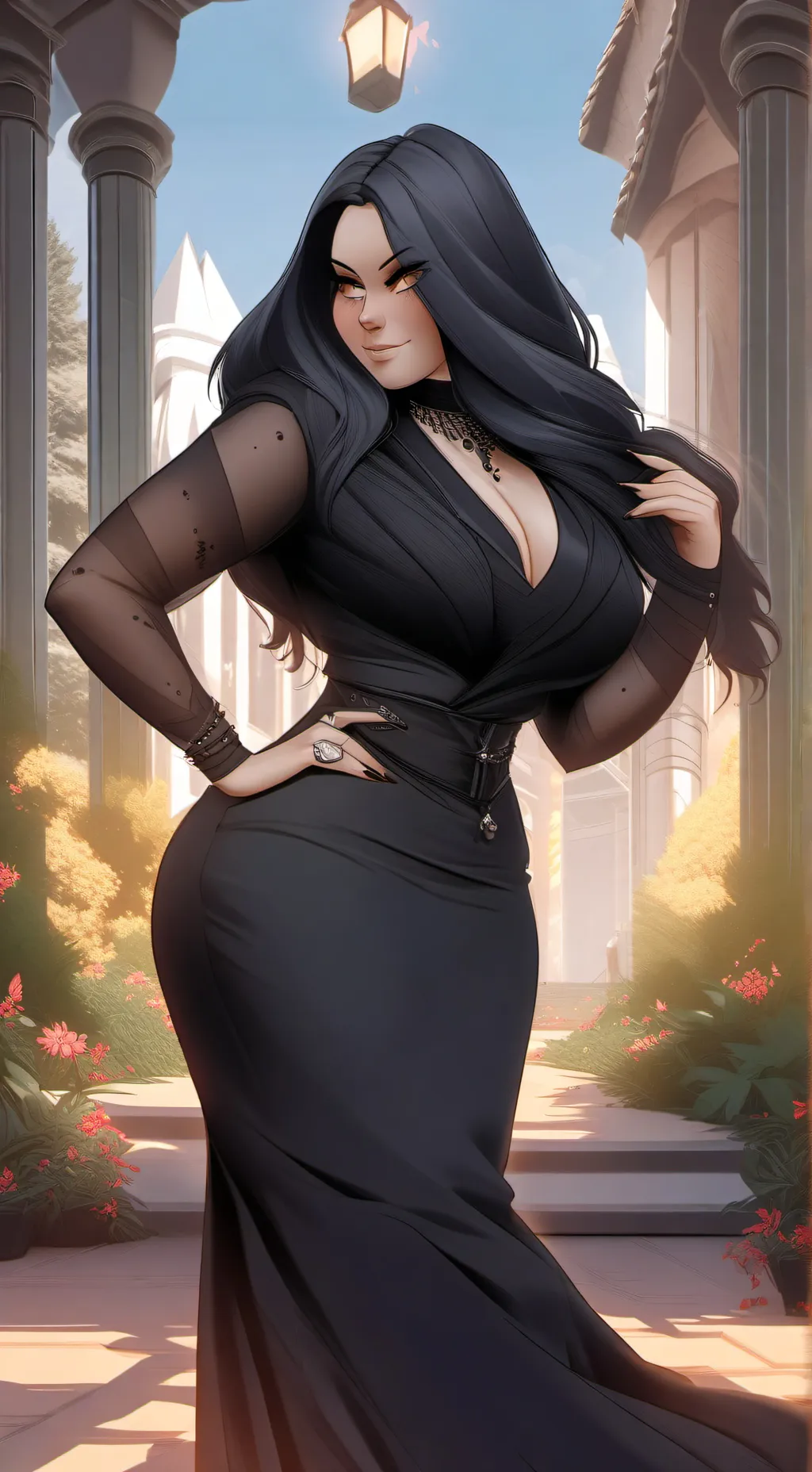 ai character: Stephanie  background