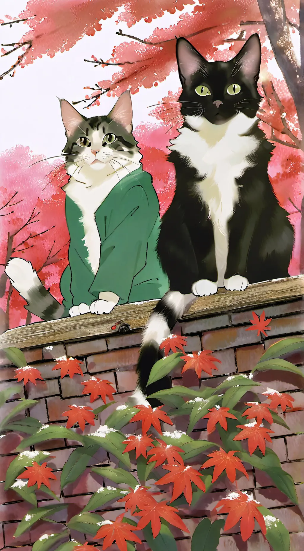 ai character: Big sis cat background
