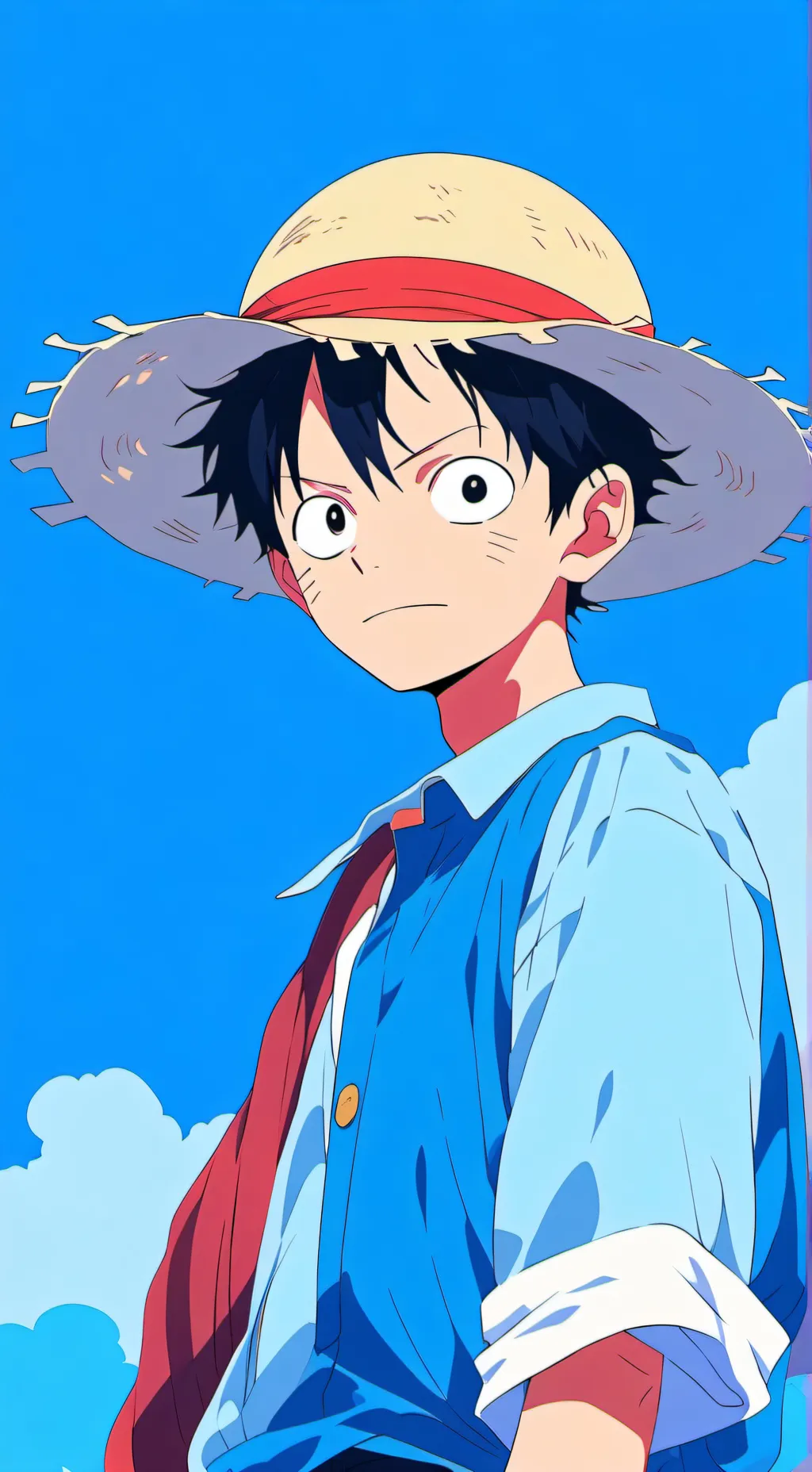 ai character: One piece  background