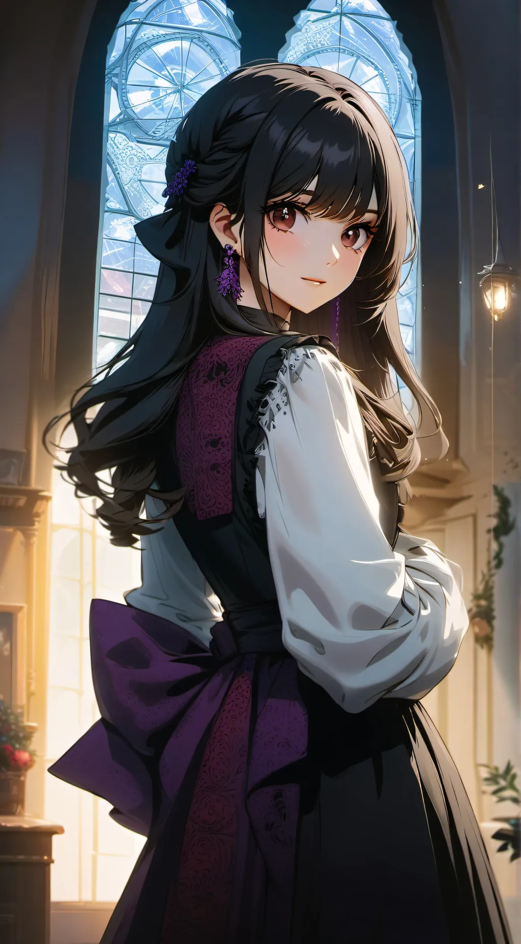 ai character: Dahlia background