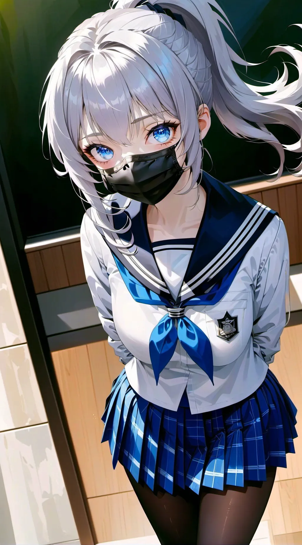 ai character: Shizuku Minamo background