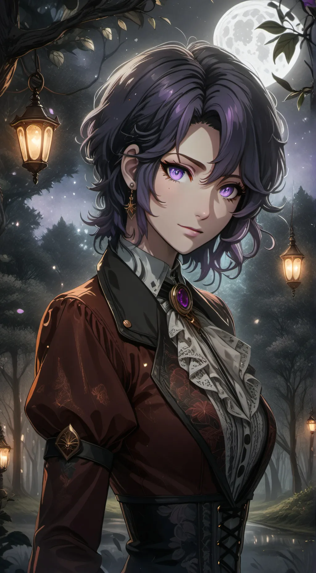 ai character: Amethyst Holt background