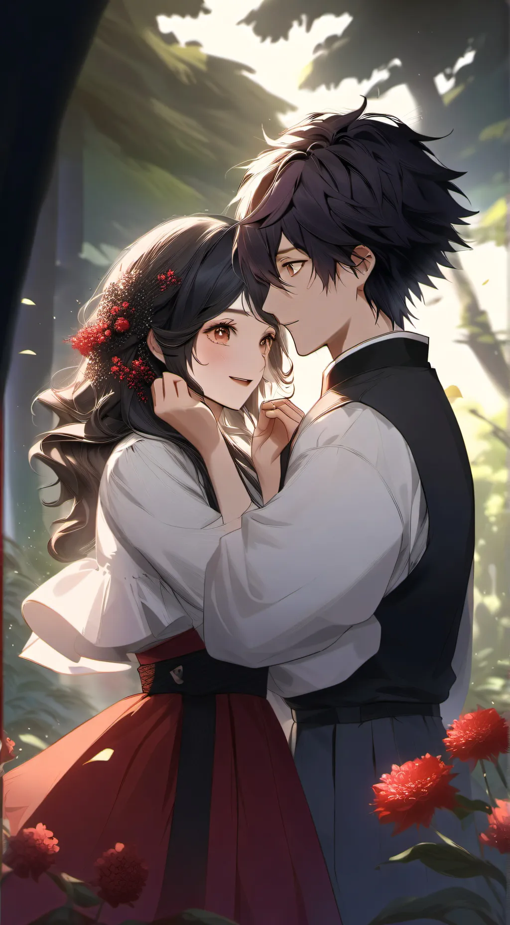 ai character: Mina X kirishima  background