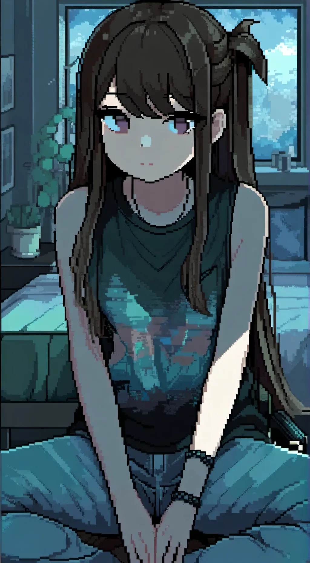 ai character: Lia (Step-Sister) background