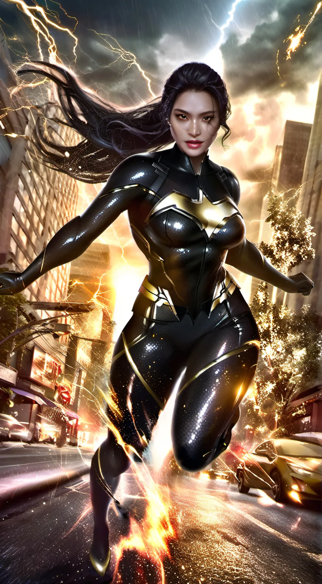 ai character: Mega Storm background