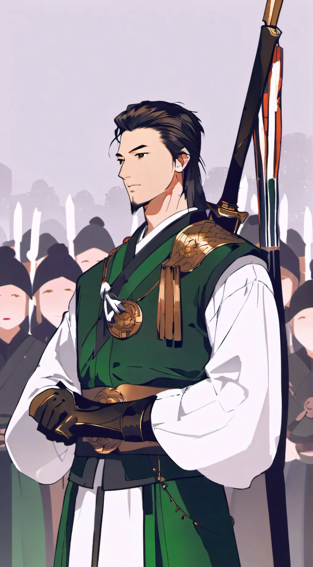 ai character: stickman fighting  background