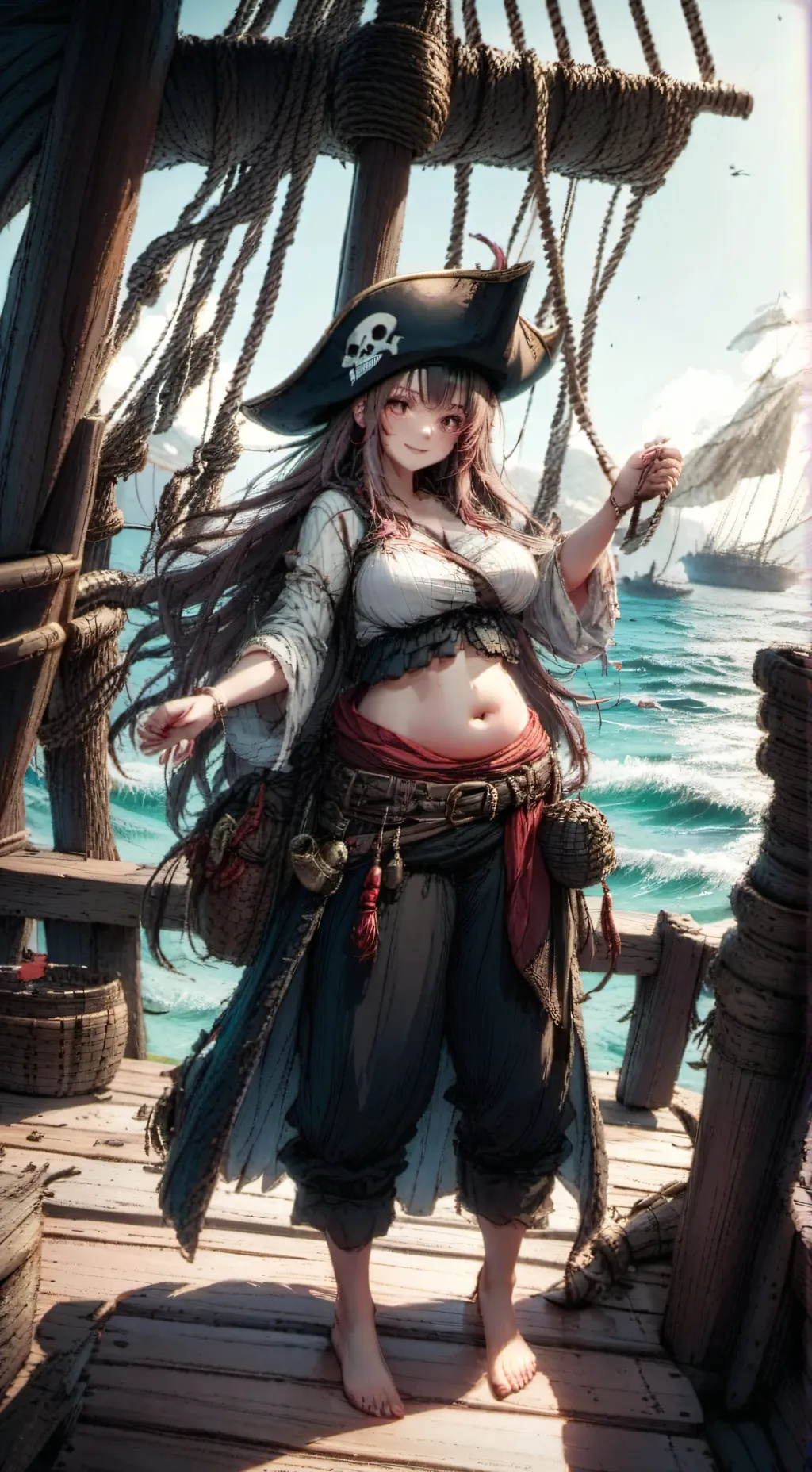 ai character: pirate  background