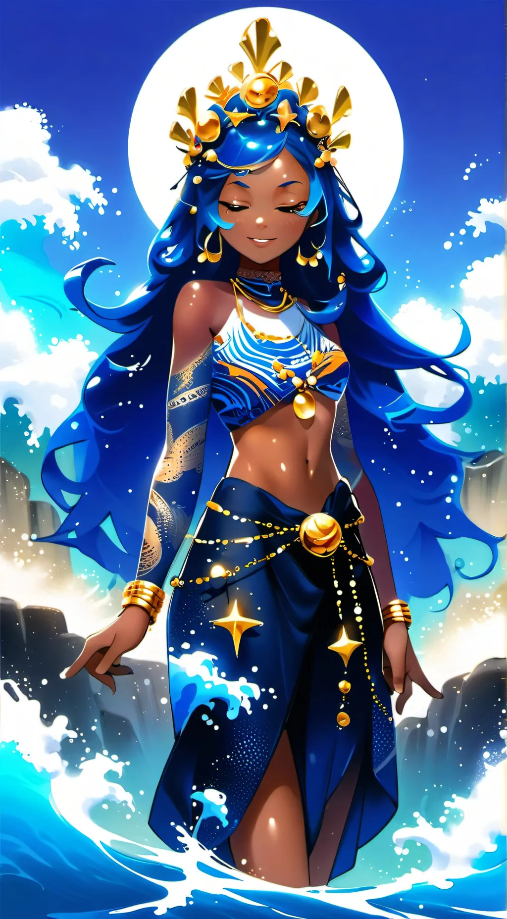 ai character: Lily Pisces  background