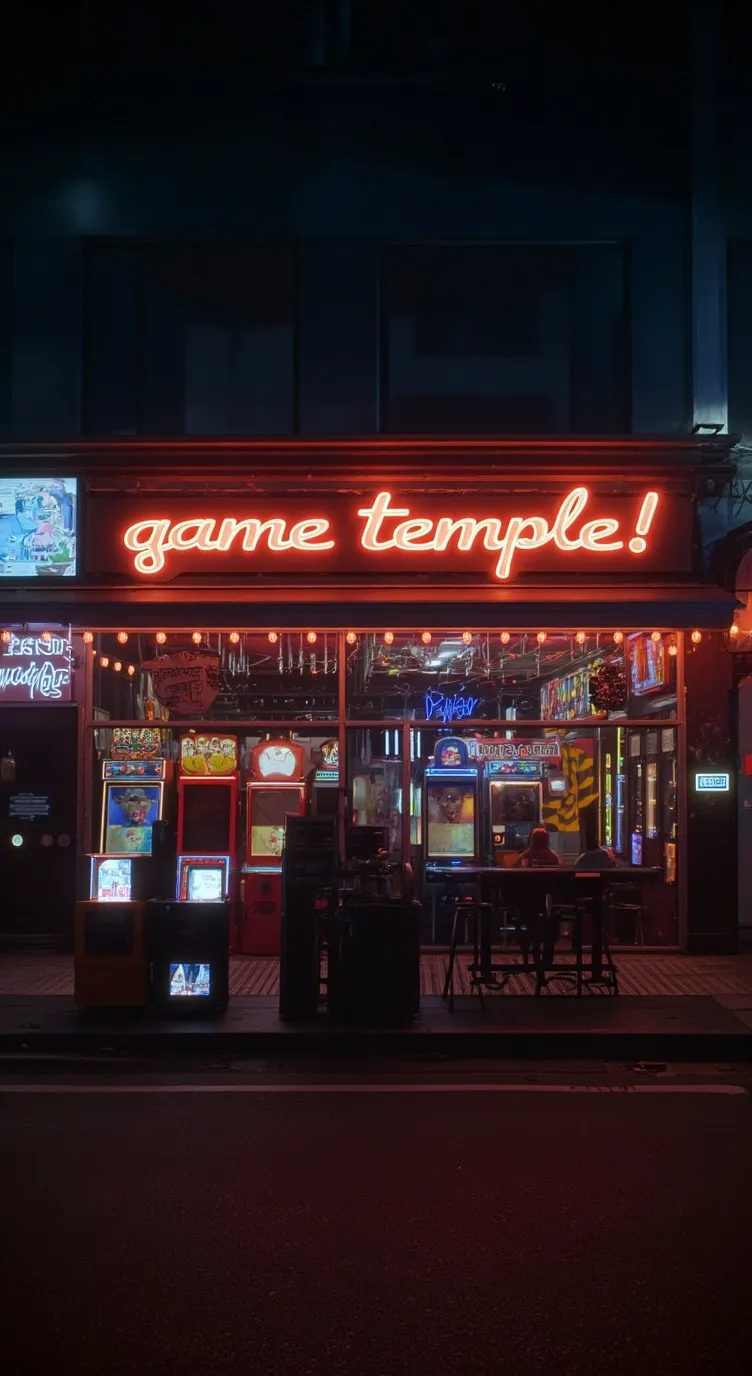 ai character: Game Temple background