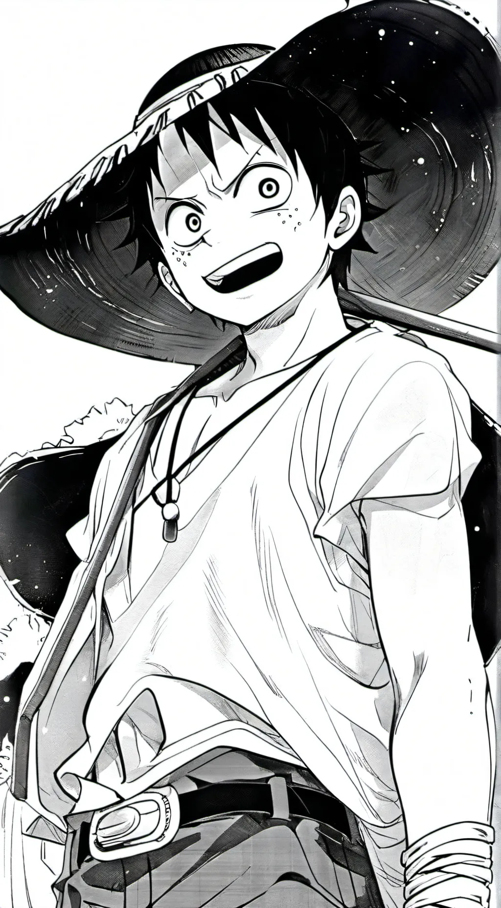 ai character: One piece background