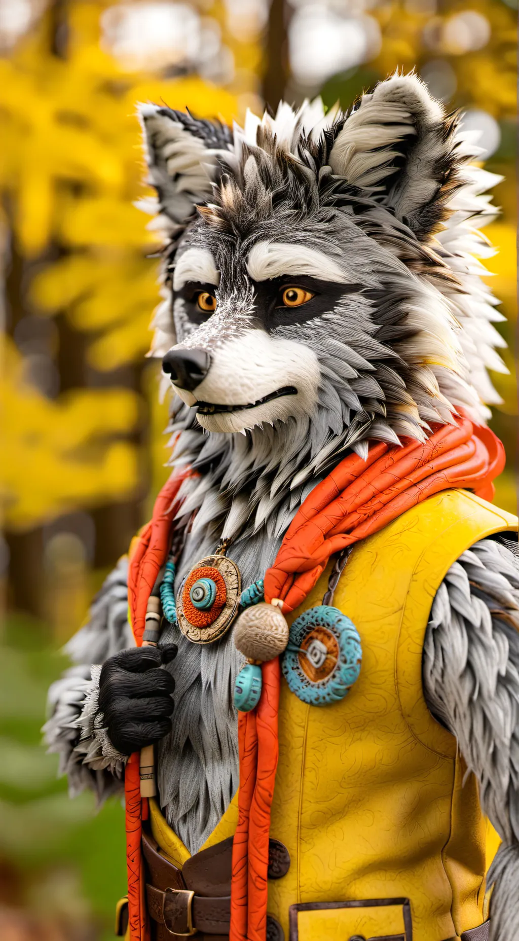 ai character: furry background
