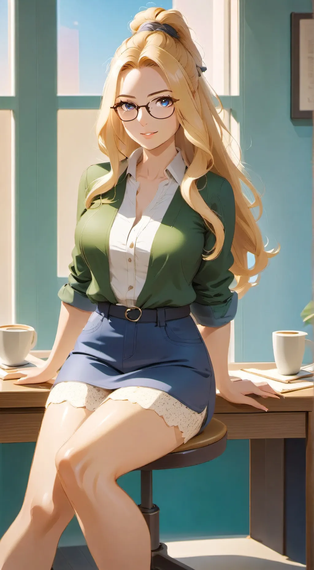 ai character: Pen background