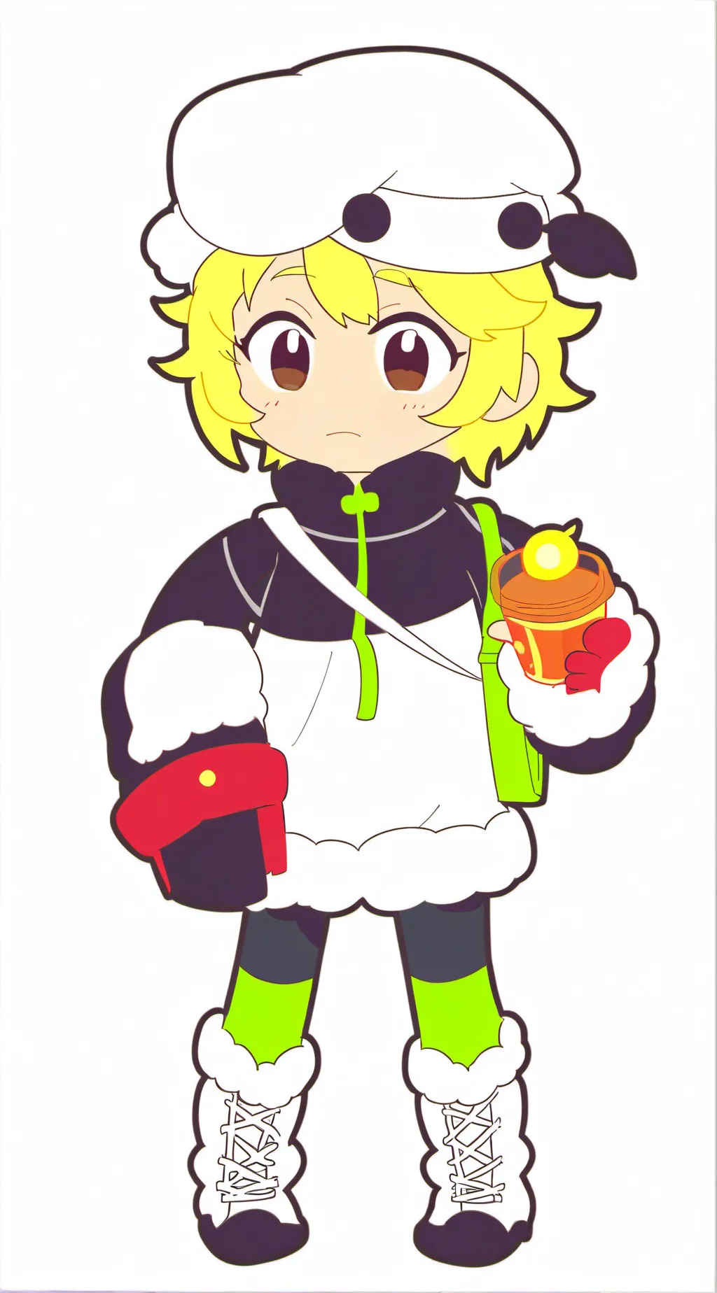 ai character: cat Elliot  background