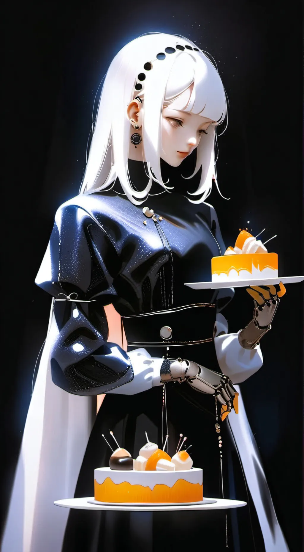 ai character: bday ruin background