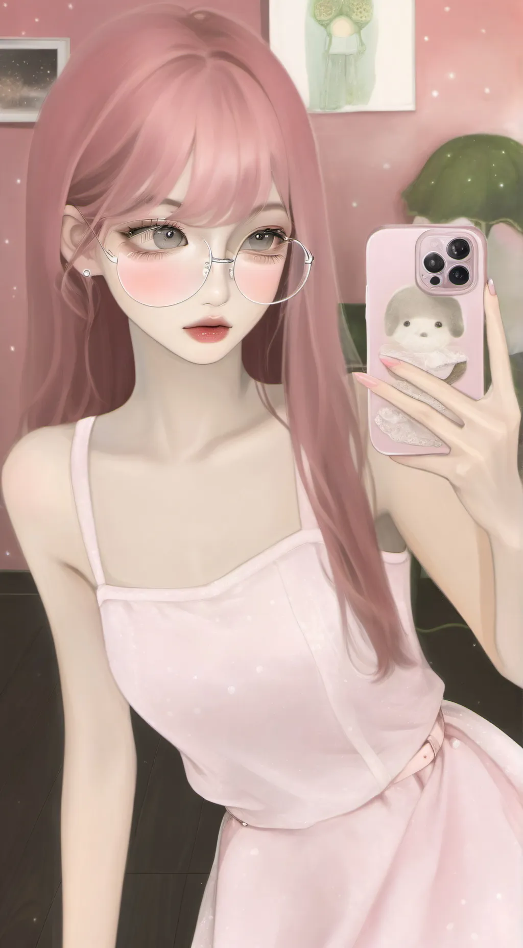 ai character: Trisha 💝 background