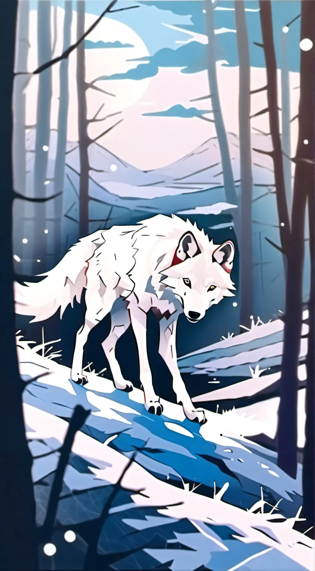 ai character: Cod- wolf pack background