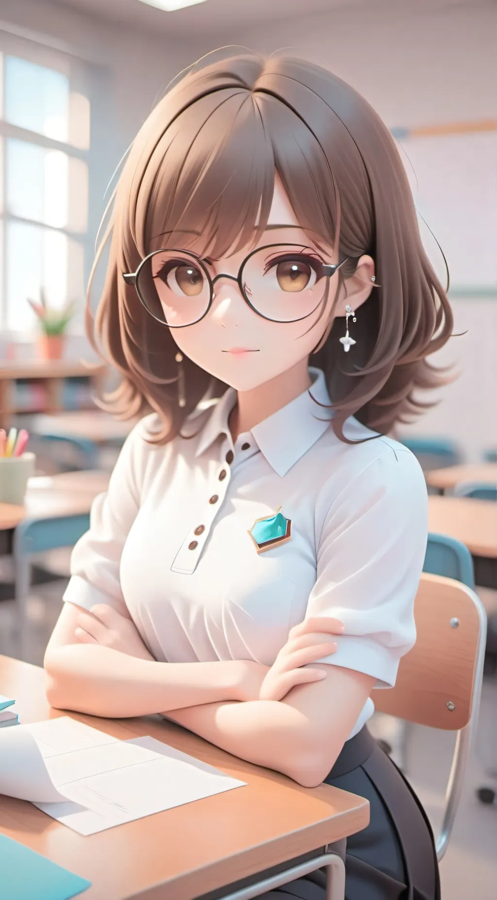ai character: Miss Kyra background