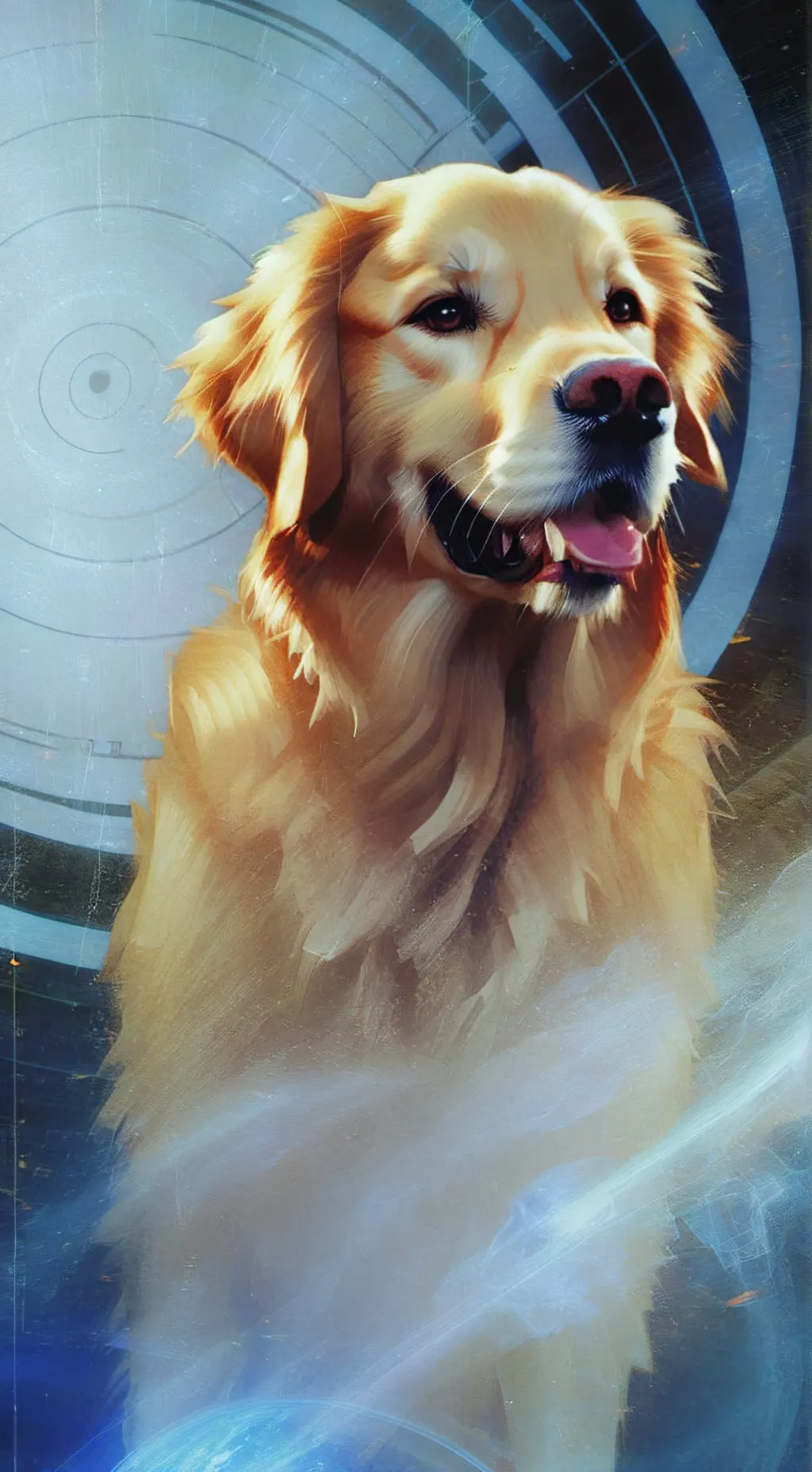 ai character: Textures background