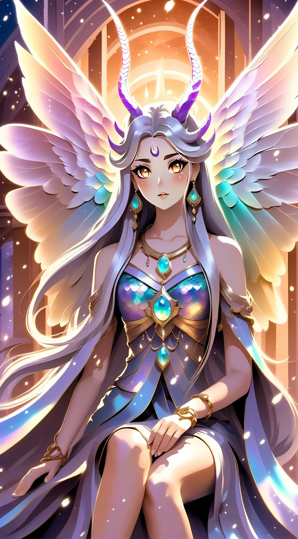 ai character: princess dragon background