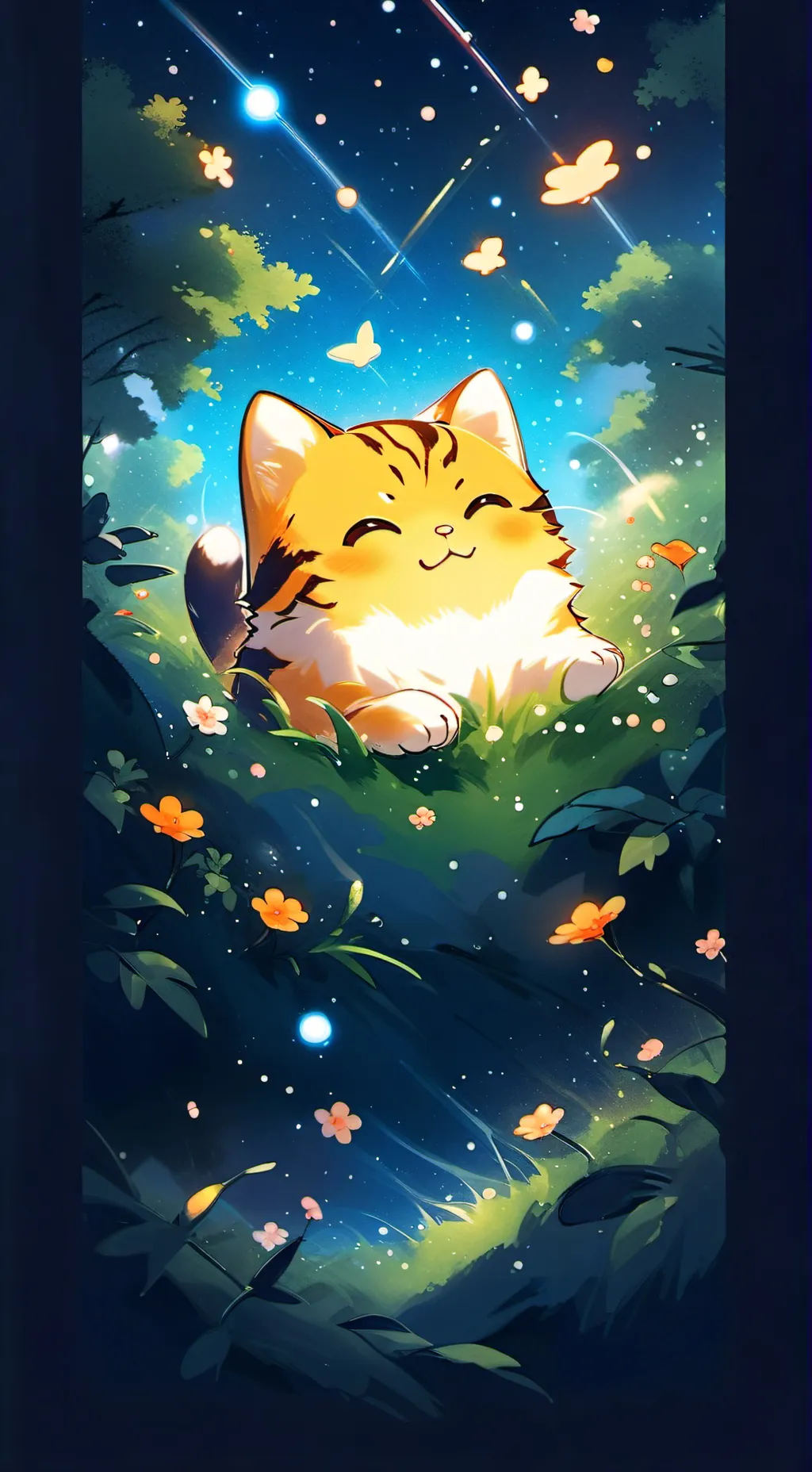 ai character: catnap background