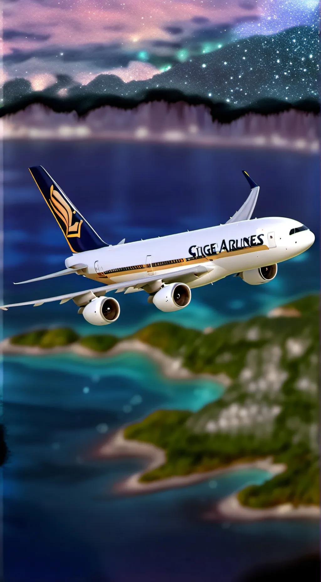 ai character: Singapore Airlines background