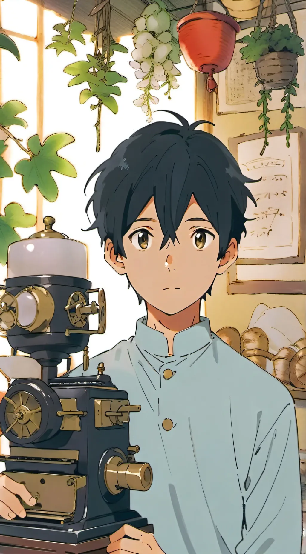 ai character: //mio// background