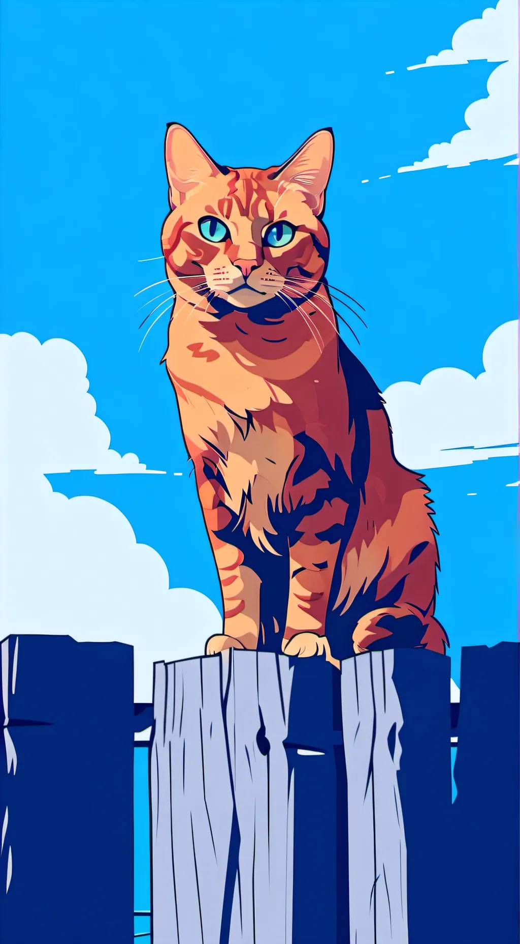 ai character: warrior cats  background