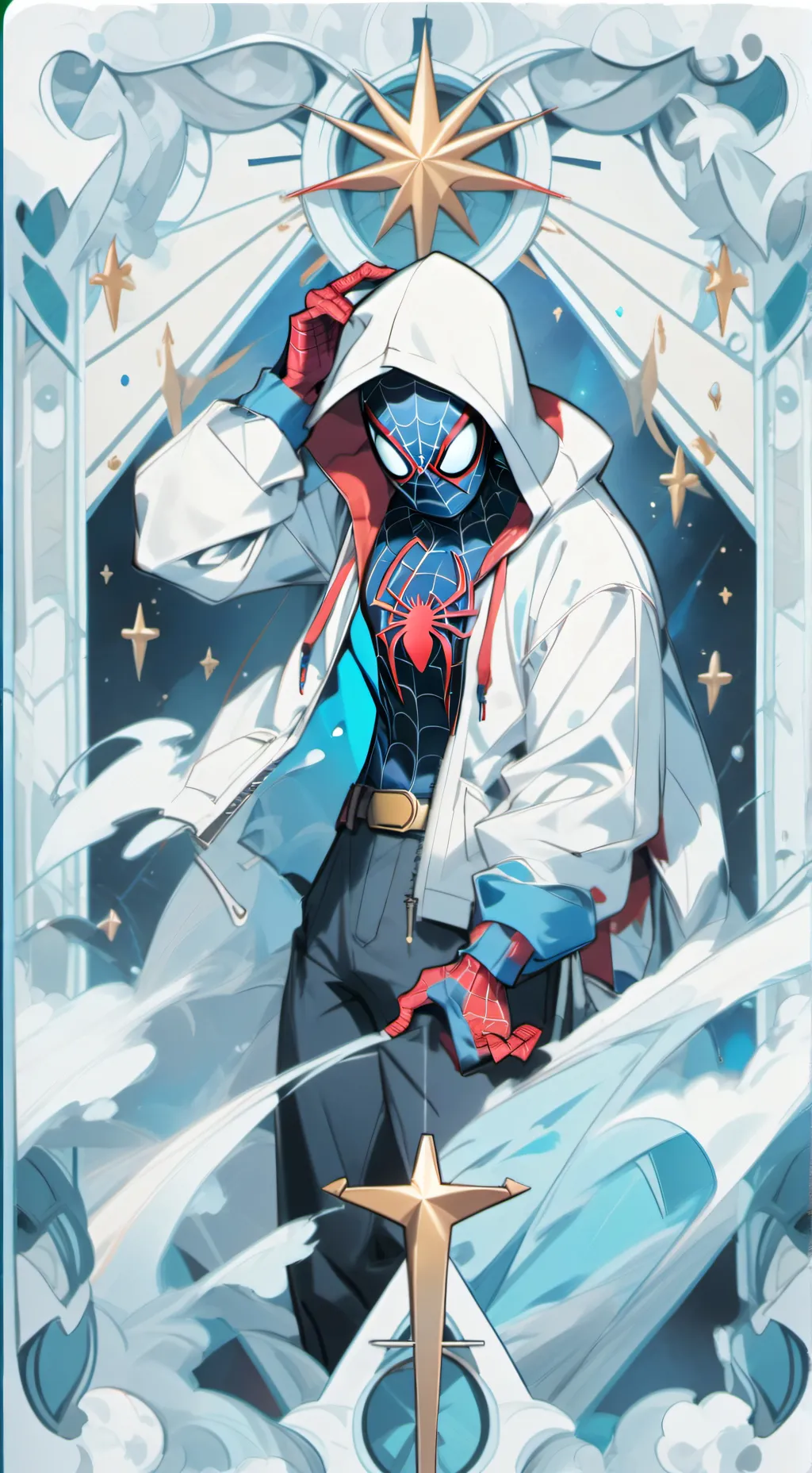 ai character: Miles  background