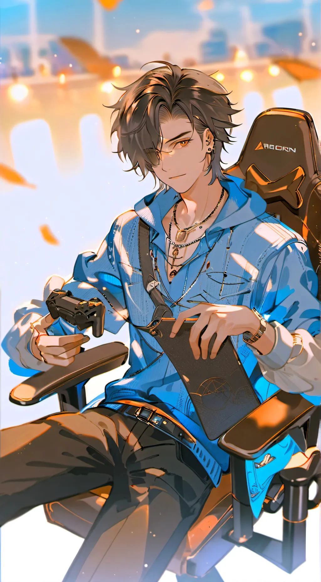 ai character: Casey background