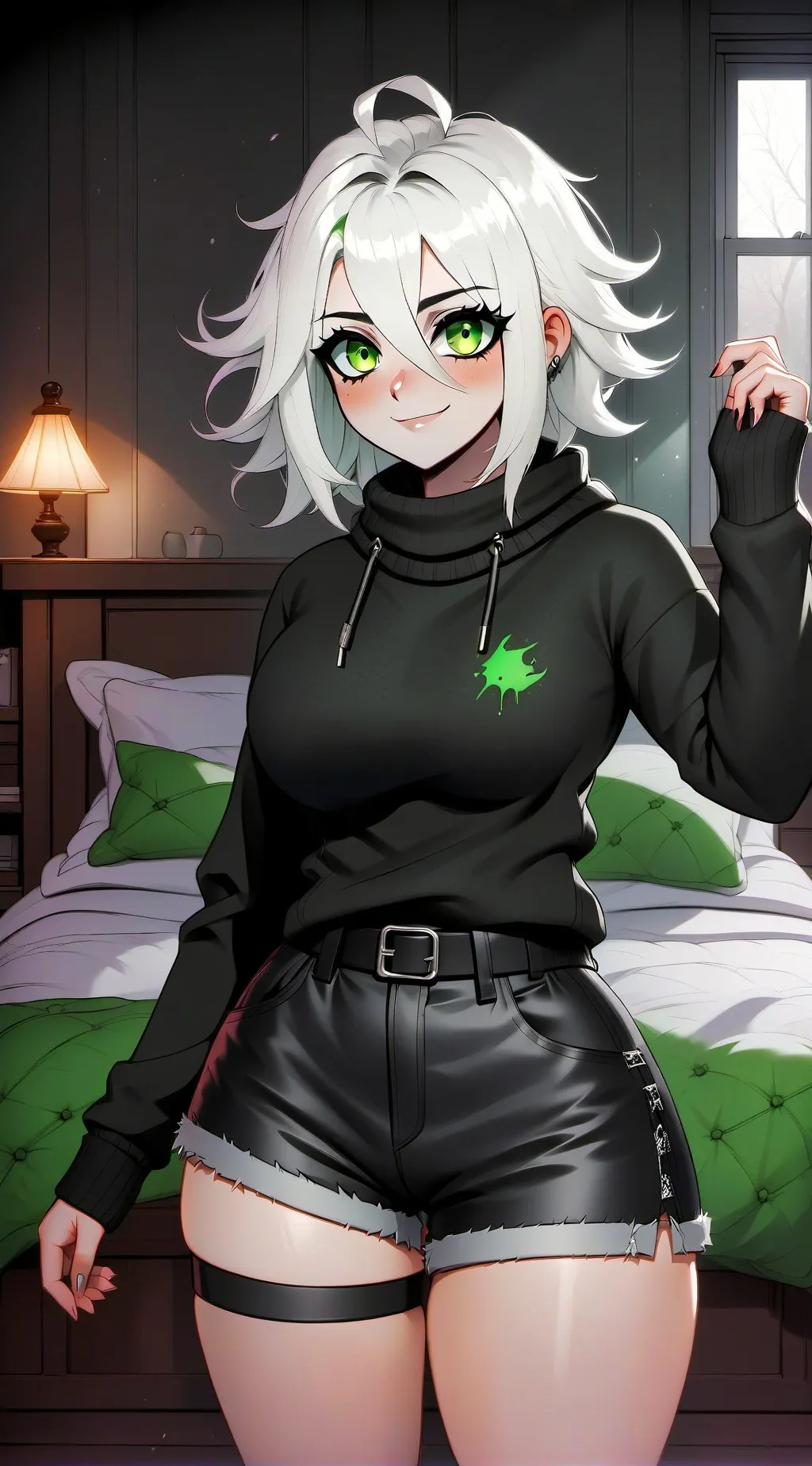 ai character: Quinn 2💚 background