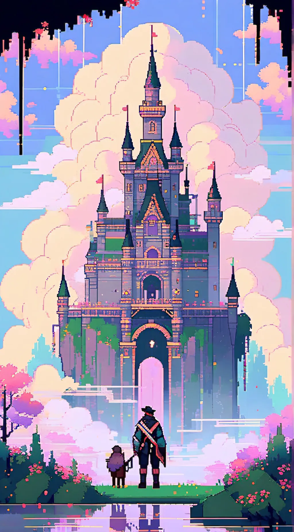 ai character: CH but G,A,Y! background