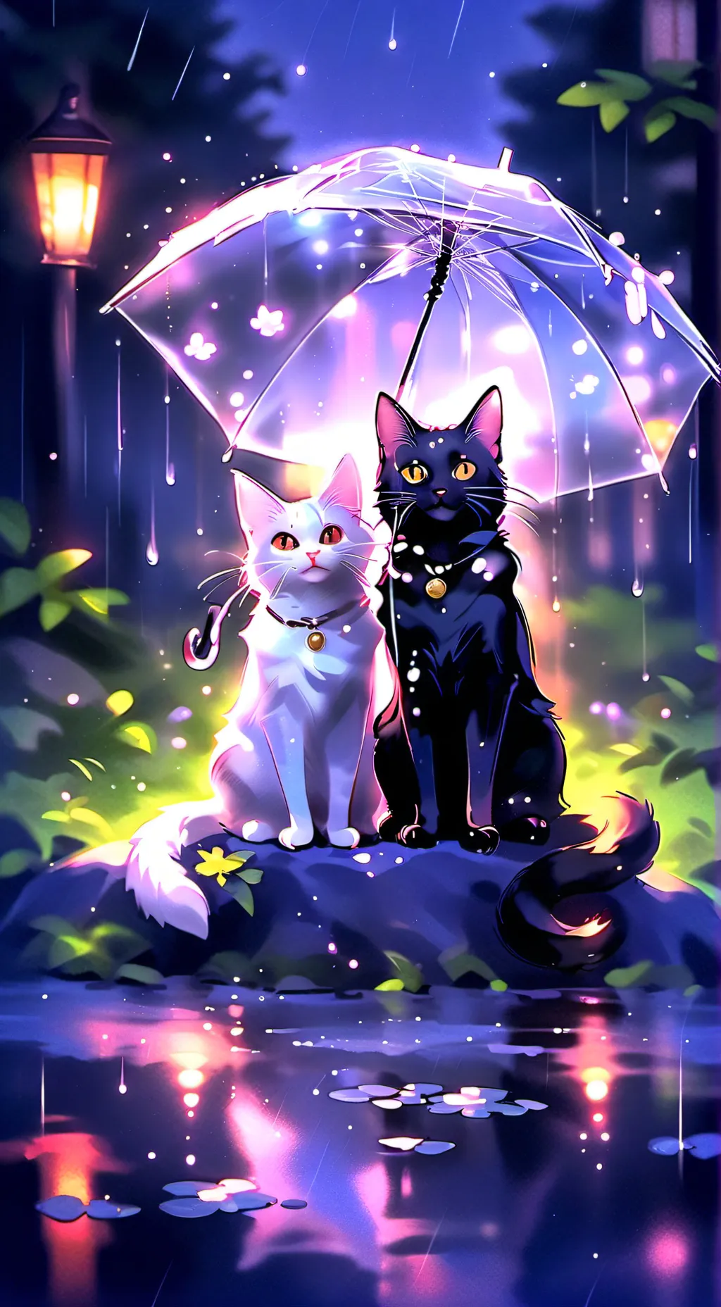 ai character: Luna and Kevin  background