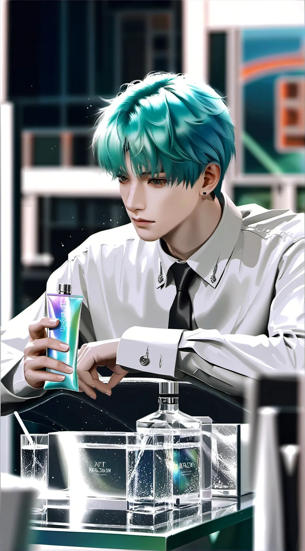 ai character: Junkook  background