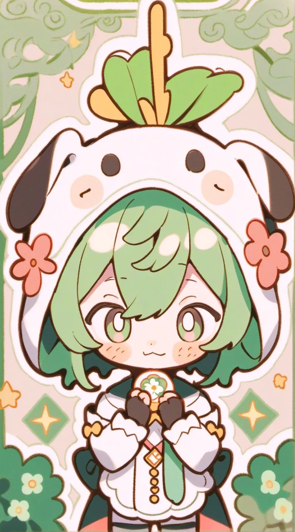 ai character: Niña background