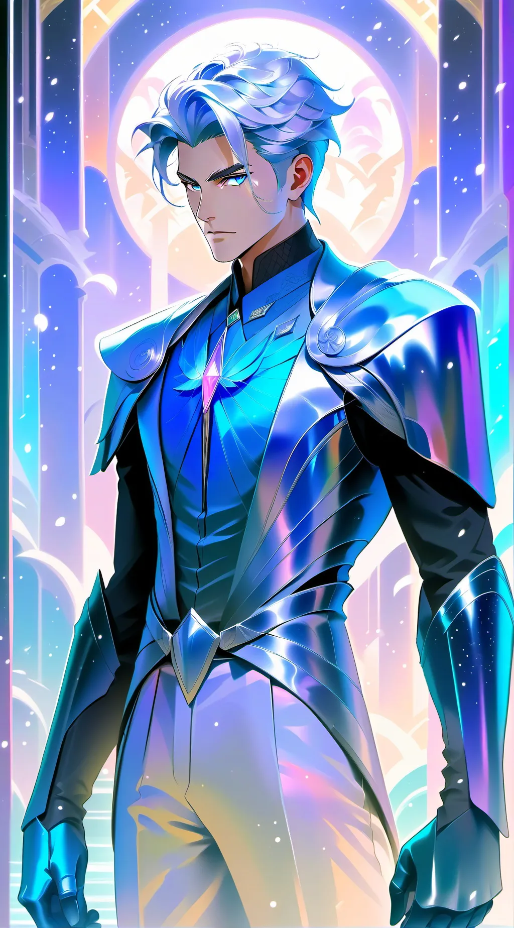ai character: Niasjoa Ice King background
