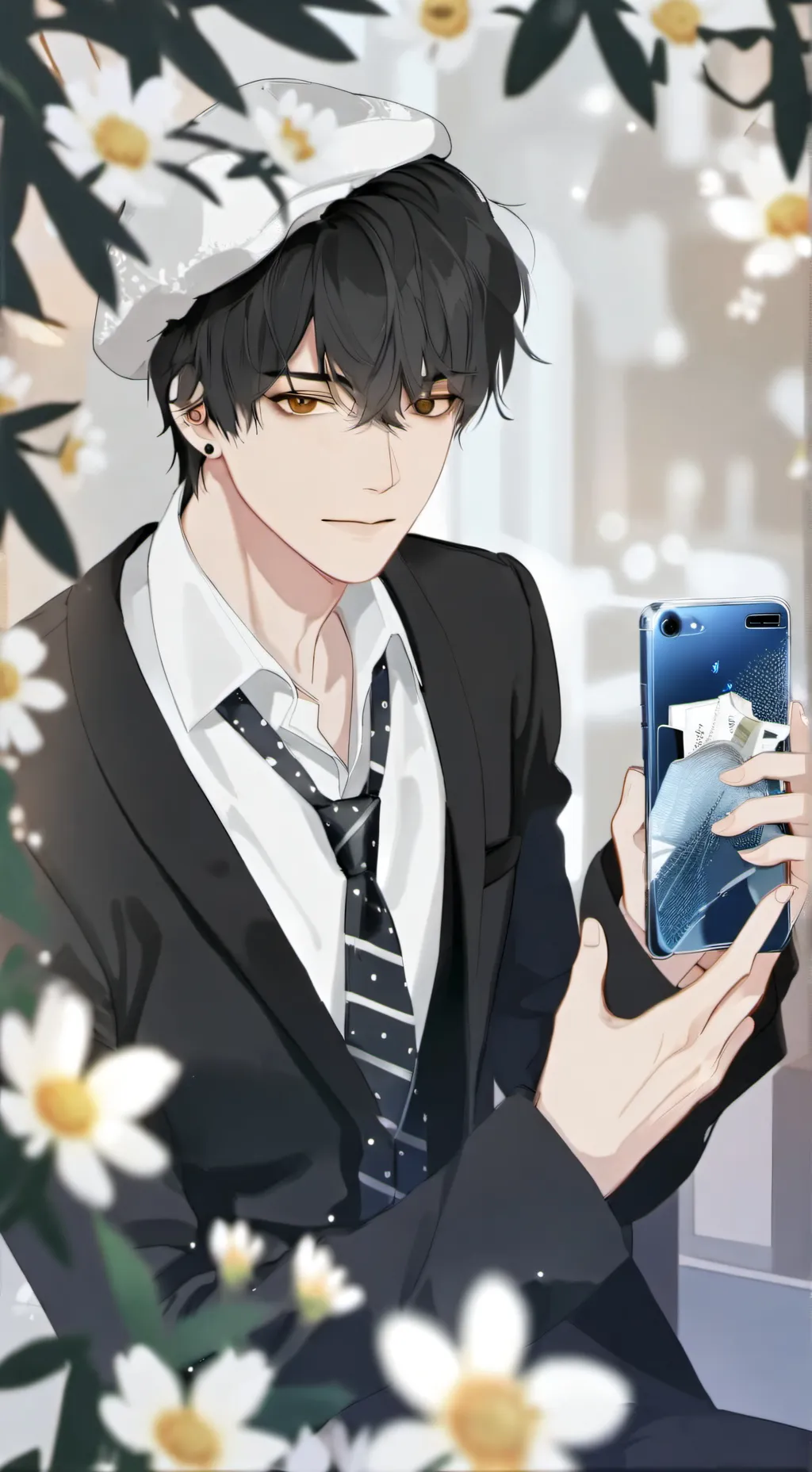 ai character: Ash◡̈ background