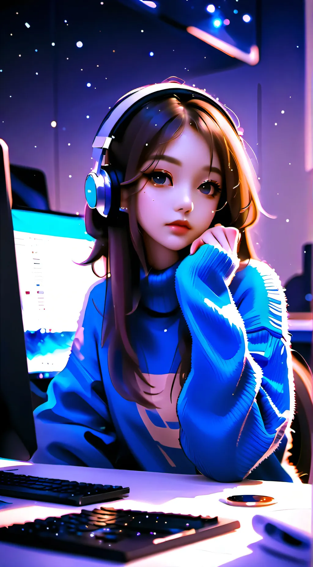 ai character: Bella  background
