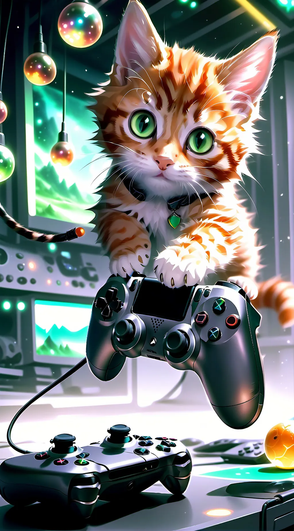 ai character: Pixel background