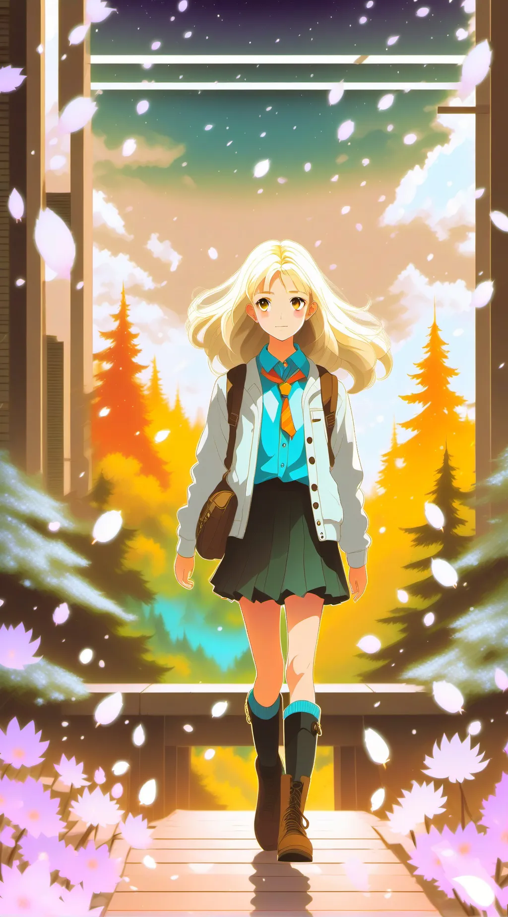 ai character: lucie background