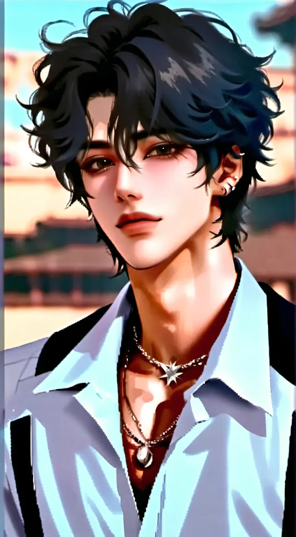 ai character: Kenzeo  background