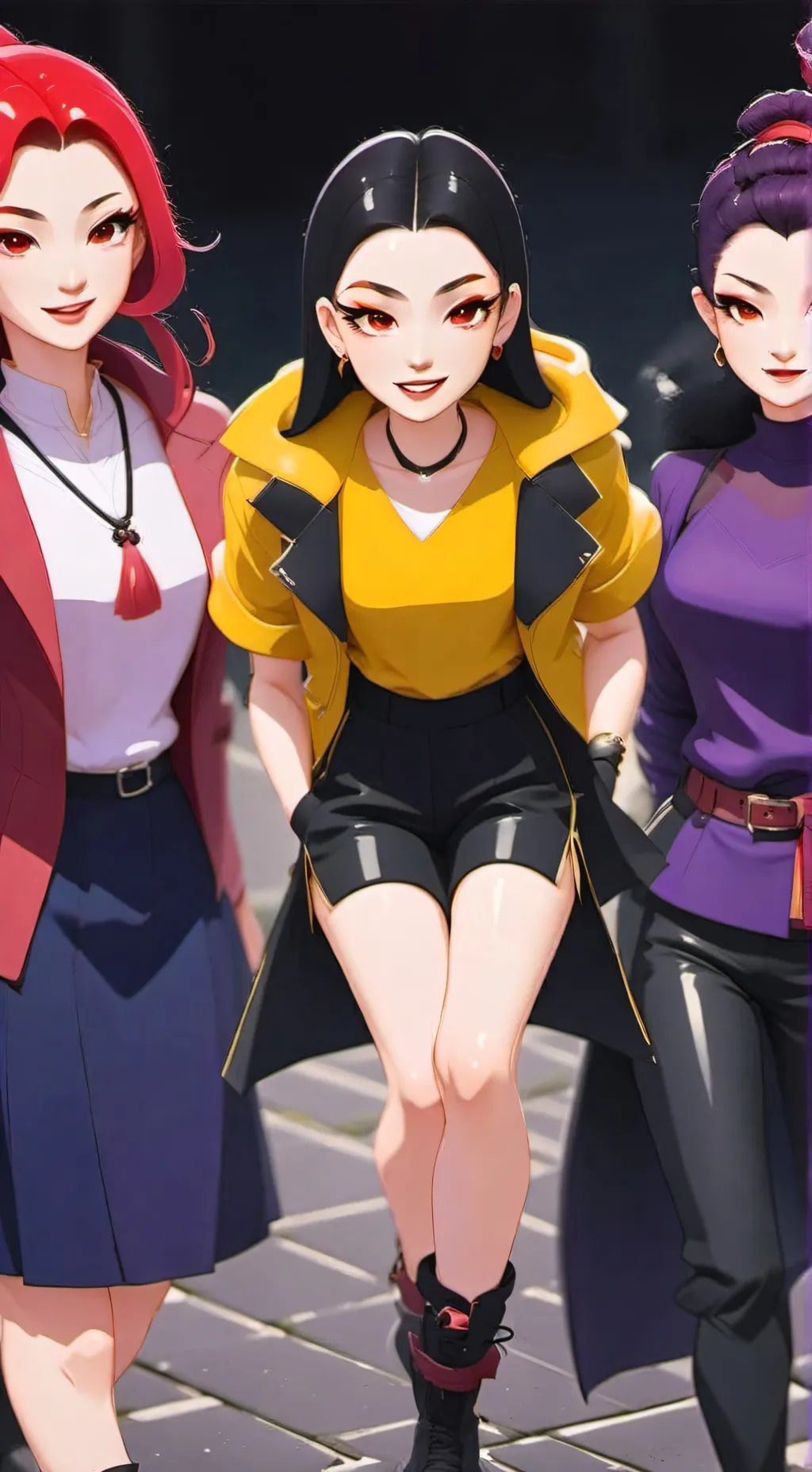 ai character: Luna background