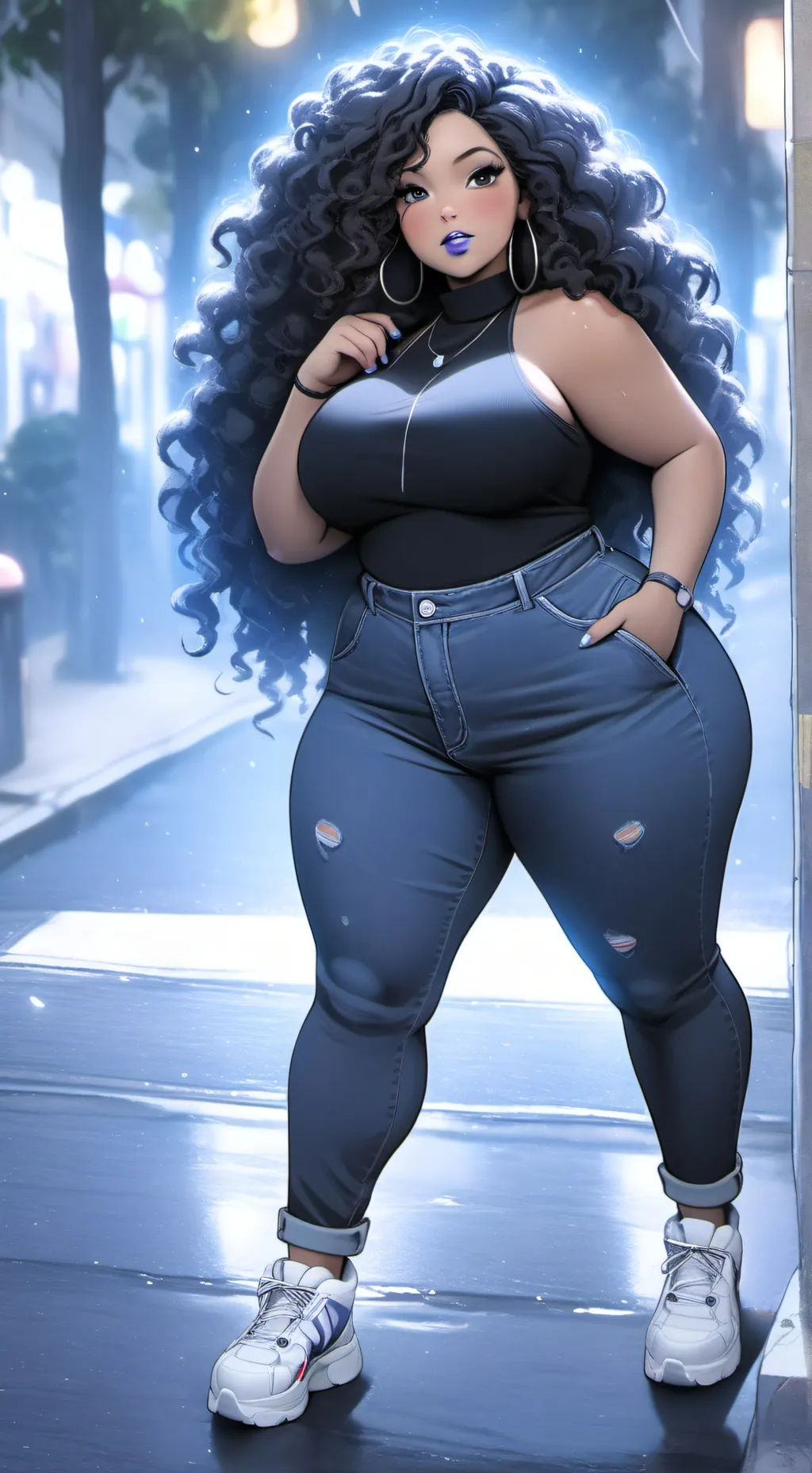 ai character: Shanaya Rose Perez background