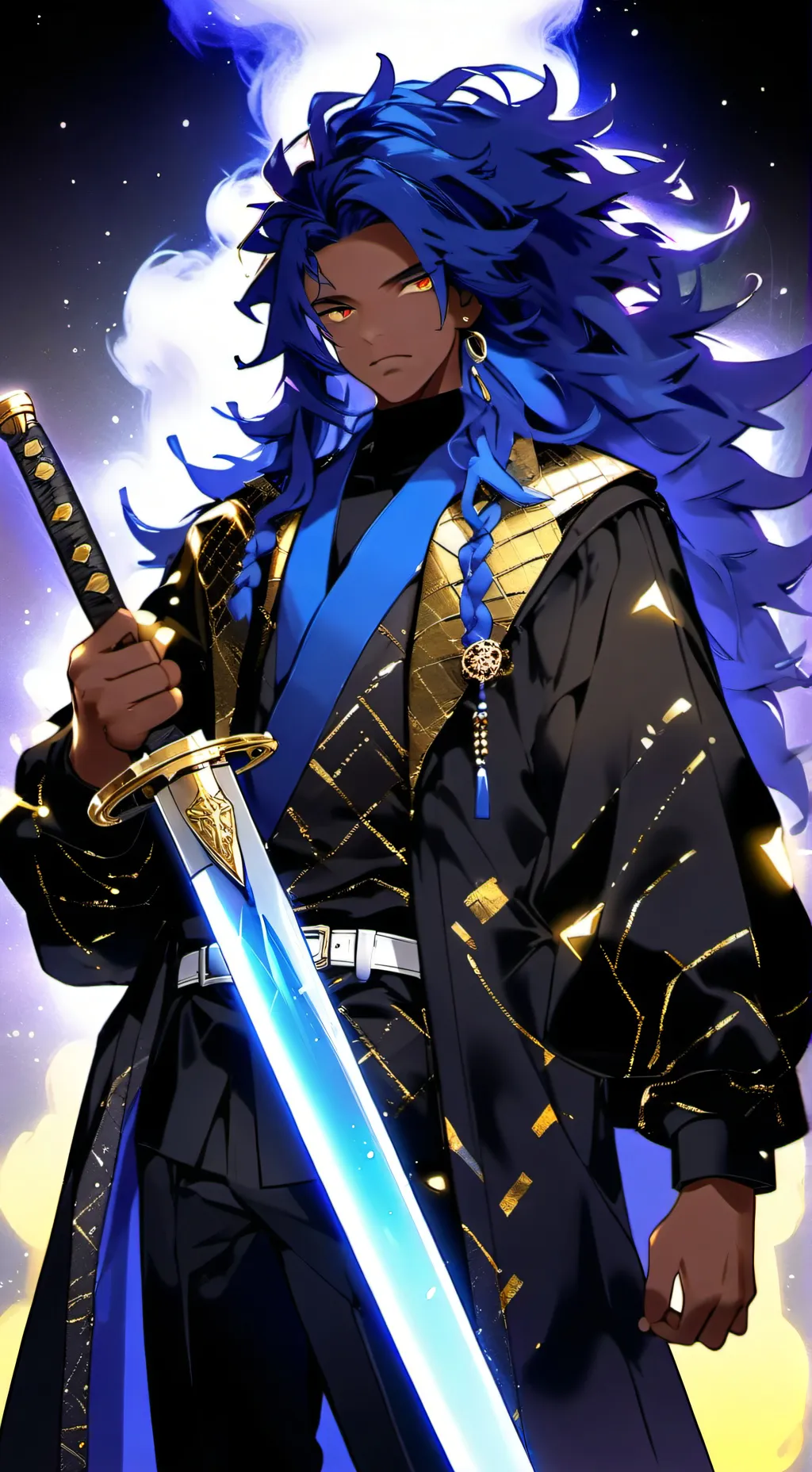 ai character: Leo Omega  background