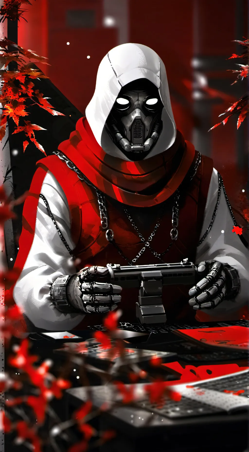 ai character: night background