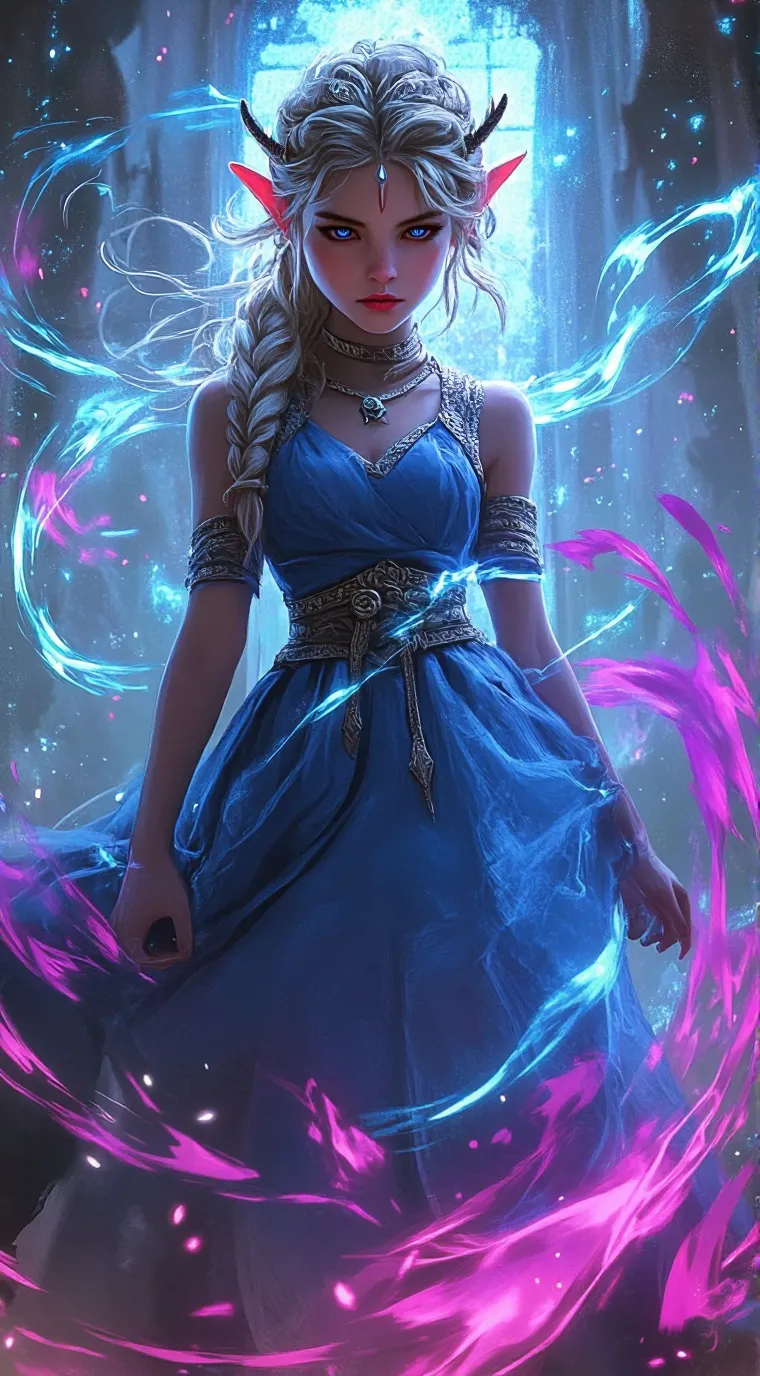 ai character: Luna background